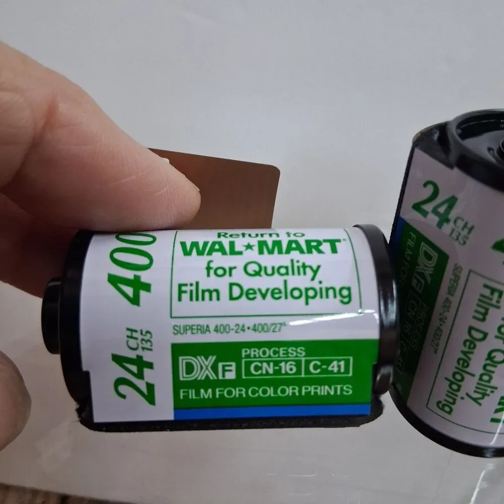 Fujifilm Superia X-TRA 400 35mm Color Film 2 Rolls 24 Exp Expired Fuji Canisters